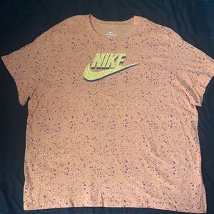 Nike T-Shirt Orange 4XL
